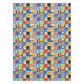 LOONEY TUNES™-tekencheckerblokken Tafelkleed (Voorkant)