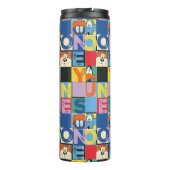 LOONEY TUNES™-tekencheckerblokken Thermosbeker (Achterkant)