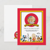 LOONEY TUNES™-tekengroep | Verjaardag Bedankt (Voorkant / Achterkant)