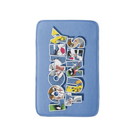 LOONEY TUNES™-tekens in letters Badmat (Voorkant Verticaal)