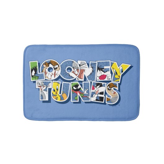 LOONEY TUNES™-tekens in letters Badmat (Voorkant)