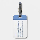 LOONEY TUNES™-tekens in letters Bagagelabel (Achterkant verticaal)