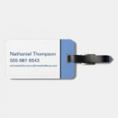 LOONEY TUNES™-tekens in letters Bagagelabel (Achterkant horizontaal)