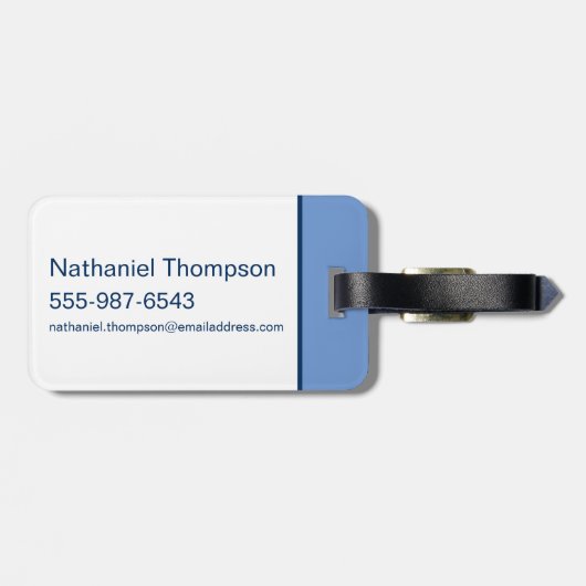 LOONEY TUNES™-tekens in letters Bagagelabel (Achterkant horizontaal)