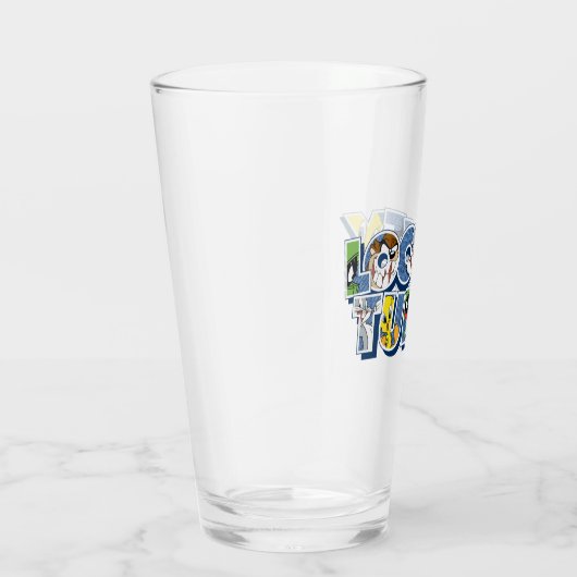 LOONEY TUNES™-tekens in letters Glas (Rechts)