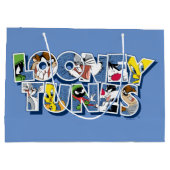 LOONEY TUNES™-tekens in letters Groot Cadeauzakje (Achterkant)