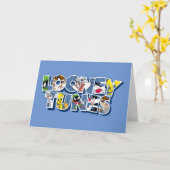 LOONEY TUNES™-tekens in letters Kaart (Gele Bloem)