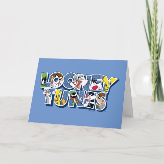 LOONEY TUNES™-tekens in letters Kaart (Voorkant)