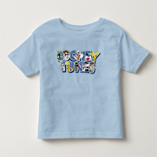 LOONEY TUNES™-tekens in letters Kinder Shirts (Voorkant)