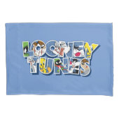 LOONEY TUNES™-tekens in letters Kussensloop (Voorkant)