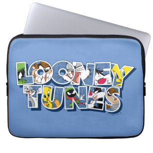 LOONEY TUNES™-tekens in letters Laptop Sleeve