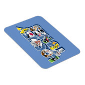 LOONEY TUNES™-tekens in letters Magneet (Rechterzijde)