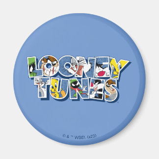 LOONEY TUNES™-tekens in letters Magneet