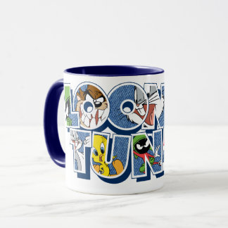 LOONEY TUNES™-tekens in letters Mok