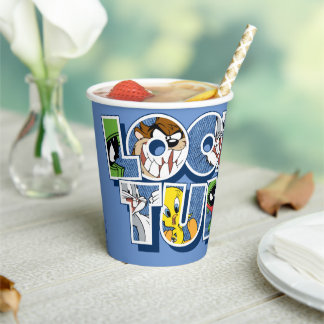 LOONEY TUNES™-tekens in letters Papieren Bekers