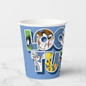 LOONEY TUNES™-tekens in letters Papieren Bekers (Voorkant)