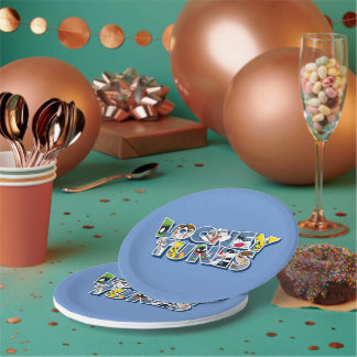 LOONEY TUNES™-tekens in letters Papieren Bordje