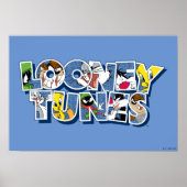 LOONEY TUNES™-tekens in letters Poster (Voorkant)