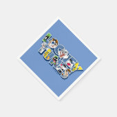 LOONEY TUNES™-tekens in letters Servet (Hoek)