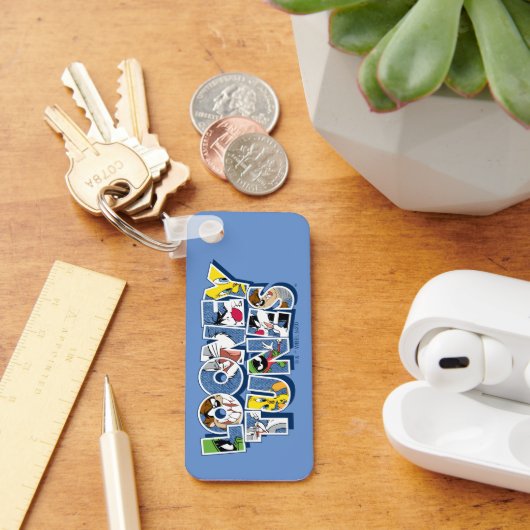 LOONEY TUNES™-tekens in letters Sleutelhanger (Bureau)
