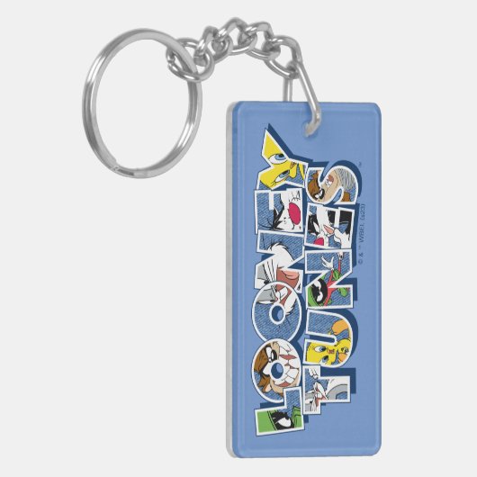 LOONEY TUNES™-tekens in letters Sleutelhanger (Voorkant Links)