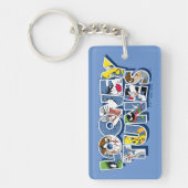 LOONEY TUNES™-tekens in letters Sleutelhanger (Voorkant)