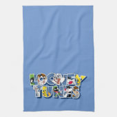 LOONEY TUNES™-tekens in letters Theedoek (Verticaal)