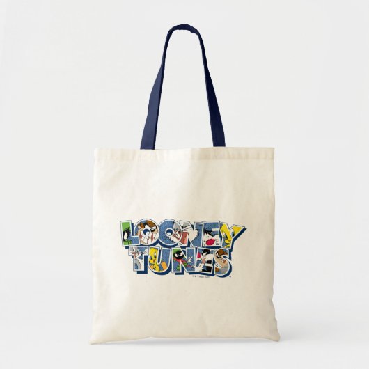 LOONEY TUNES™-tekens in letters Tote Bag (Voorkant)