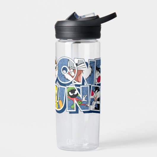 LOONEY TUNES™-tekens in letters Waterfles (Links)