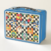 LOONEY TUNES™-tekens op zwart-witchecker (Achterkant)