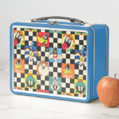 LOONEY TUNES™-tekens op zwart-witchecker (In situ)