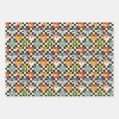 LOONEY TUNES™-tekens op zwart-witchecker Inpakpapier Vel (Voorkant)