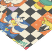 LOONEY TUNES™-tekens op zwart-witchecker Tafelkleed (Gekanteld)
