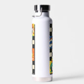 LOONEY TUNES™-tekens op zwart-witchecker Waterfles (Rechts)