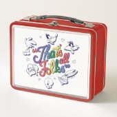 LOONEY TUNES™ - That's All Folks! Pride Badge (Voorkant)