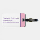 LOONEY TUNES™ - That's All Folks! Pride Bullseye Bagagelabel (Achterkant horizontaal)