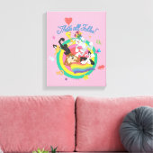 LOONEY TUNES™ - That's All Folks! Pride Bullseye Canvas Afdruk (Insitu (Woonkamer))