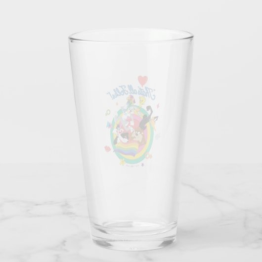 LOONEY TUNES™ - That's All Folks! Pride Bullseye Glas (Achterkant)
