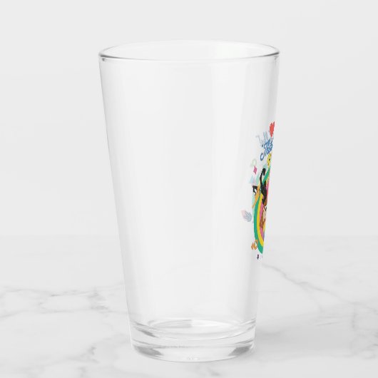 LOONEY TUNES™ - That's All Folks! Pride Bullseye Glas (Rechts)