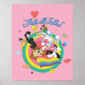 LOONEY TUNES™ - That's All Folks! Pride Bullseye Poster (Voorkant)