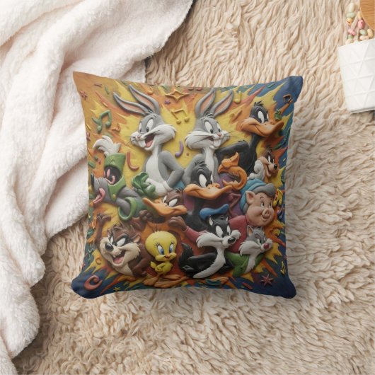 Looney Tunes Throw Cushion Kussen (Deken)