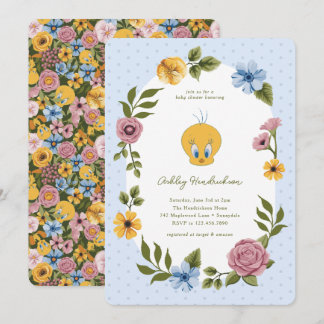 LOONEY TUNES™ | TWEETY™ Bloemen Baby Shower Kaart