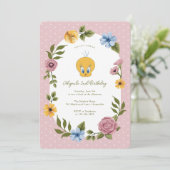 LOONEY TUNES™ | TWEETY™ Floral Birthday Kaart (Staand voorkant)