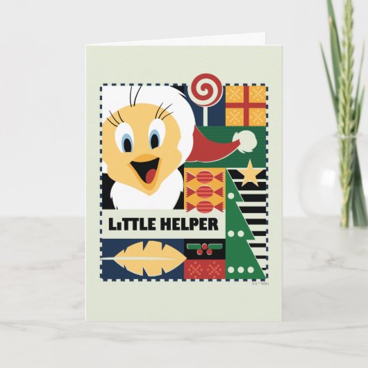 LOONEY TUNES™ TWEETY™ Kleine Helper Feestdagen Kaart (Voorkant)