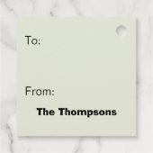 LOONEY TUNES™ TWEETY™ Little Helper Bedankjes Labels (Achterkant)