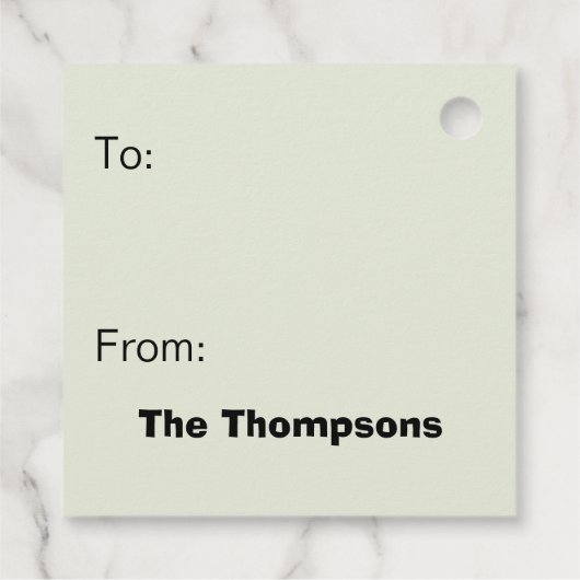 LOONEY TUNES™ TWEETY™ Little Helper Bedankjes Labels (Achterkant)