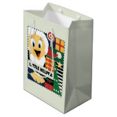 LOONEY TUNES™ TWEETY™ Little Helper Medium Cadeauzakje (Achterkant Gekanteld)