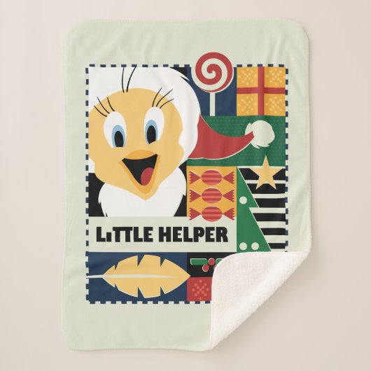 LOONEY TUNES™ TWEETY™ Little Helper Sherpa Deken (Voorkant)