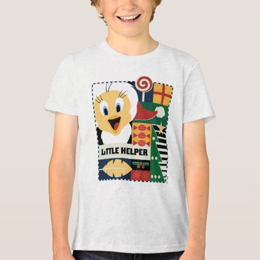 LOONEY TUNES™ TWEETY™ Little Helper Tri-Blend Shirt (Voorkant)