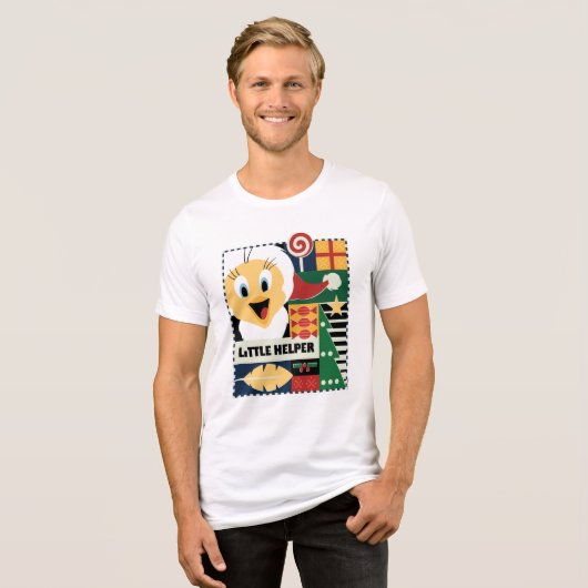 LOONEY TUNES™ TWEETY™ Little Helper Tri-Blend Shirt (Voorkant volledig)